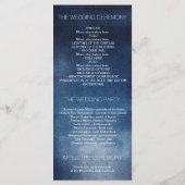 ナイトスターズロマンティックネイビー結婚式 プログラム (裏面)