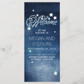 ナイトスターズロマンティックネイビー結婚式 プログラム (正面)