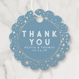 ナイトスター天空の神秘的な塵の青ありがとう フェイバータグ