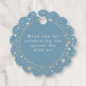 ナイトスター天空の神秘的な塵の青ありがとう フェイバータグ (裏面)