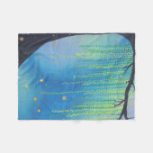 ナイトスター&稲妻バグ フリースブランケット (正面(横))