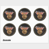 ナイトステッカーをディスコ遠くにー ラウンドシール (シート)