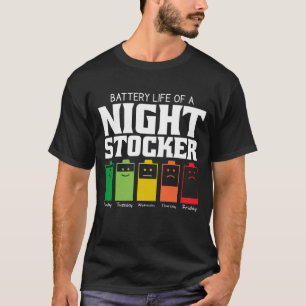 ナイトストッカーのバッテリー寿命 Tシャツ
