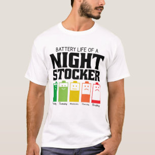ナイトストッカーのバッテリー寿命 Tシャツ
