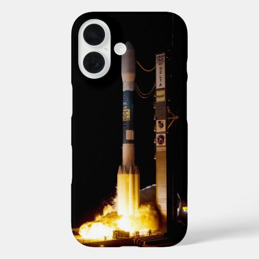 ナイトスペースロケット打ち上げ Case-Mate iPhoneケース (裏面)