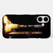 ナイトスペースロケット打ち上げ Case-Mate iPhoneケース (裏面 (横))