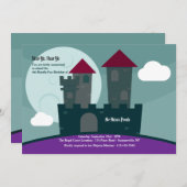 ナイトズキャッスル招待状 招待状 (正面/裏面)