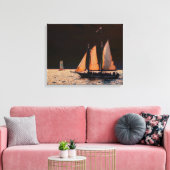 ナイトセイル – 鍵西，フロリダ キャンバスプリント (インサイチュ (リビング))
