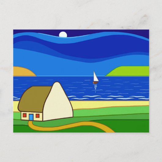 ナイトセーリング ポストカード (正面)