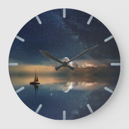 ナイトセーリング ラージ壁時計
