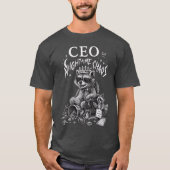 ナイトタイムカオスラクーンアートのCEO Tシャツ (正面)