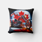 ナイトタイムカナダプライドオンアカスタムサイクリング クッション (正面)