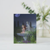 ナイトタイムガーデンフェアリー ポストカード (スタンド正面)