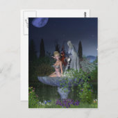 ナイトタイムガーデンフェアリー ポストカード (正面/裏面)