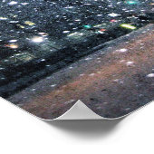 ナイトタイムシティスノーフォール ポスター (角)