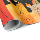 ナイトタイムスクリプトスリーワイズメンズクリスマス ラッピングペーパー (ロールコーナー)