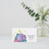 ナイトタイムスリーピバーズウォーターイラストレーション 名刺 (スタンド正面)