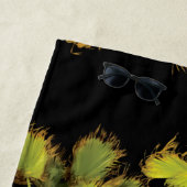 ナイトタイムパームツリーズ ビーチタオル (インサイチュ)