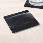 ナイトタイムファーノーザンヨーロッパ スクエアペーパーコースター (アングル)