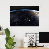 ナイトタイムファーノーザンヨーロッパ ポスター (ホームオフィス)