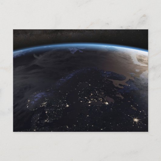 ナイトタイムファーノーザンヨーロッパ ポストカード (正面)