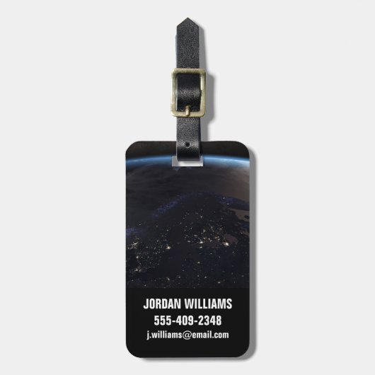 ナイトタイムファーノーザンヨーロッパ ラゲッジタグ (正面縦)