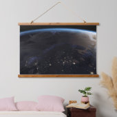 ナイトタイムファーノーザンヨーロッパ 吊り下げ型タペストリー (寝室)