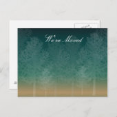 ナイトタイムフォレスト引っ越しました 案内ポストカード (正面/裏面)