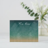 ナイトタイムフォレスト引っ越しました 案内ポストカード (スタンド正面)