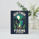 ナイトタイム魚釣りセレニティ ポストカード (スタンド正面)