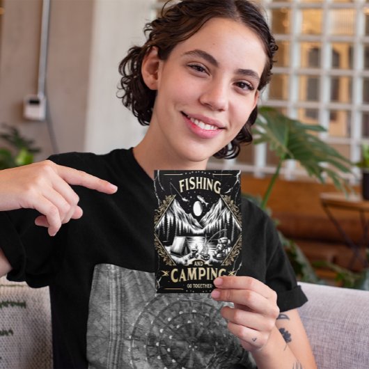 ナイトタイム魚釣り&キャンピングアドベンチャー ポストカード