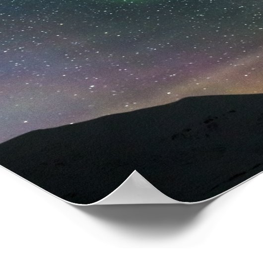 ナイトタイ感動的ムオーロラノーザンライト ポスター (角)