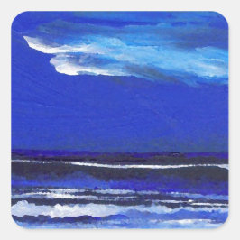 ナイトダンスクリケットディーヌ海アート スクエアシール