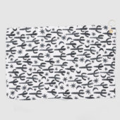 ナイトデザートサグアーロサボス水彩模様 ゴルフタオル (横)