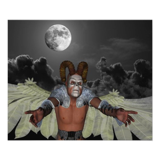 ナイトデーモン フォトプリント            (正面)