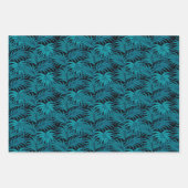 ナイトトロピカルパーム葉ズ ラッピングペーパーシート (正面3)