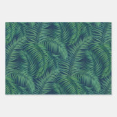ナイトトロピカルパーム葉ズ ラッピングペーパーシート (正面3)