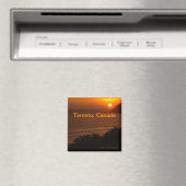 ナイトトロントカナダトラベル土産冷蔵庫用マグネット マグネット (インサイチュ (食洗機))