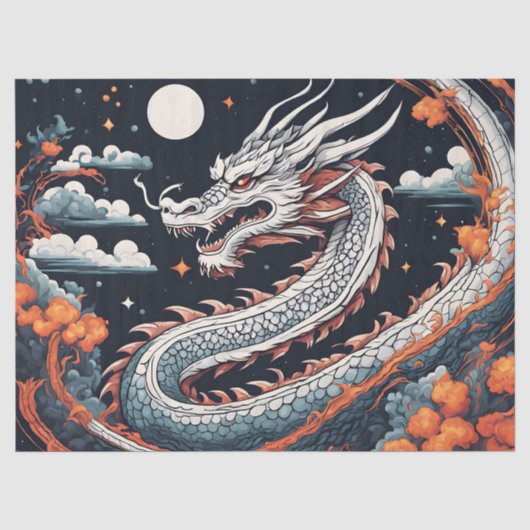 ナイトドラゴン ティッシュペーパー 薄葉紙 (正面)