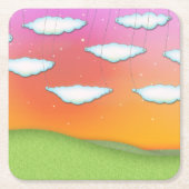 ナイトドリームズ スクエアペーパーコースター (正面)