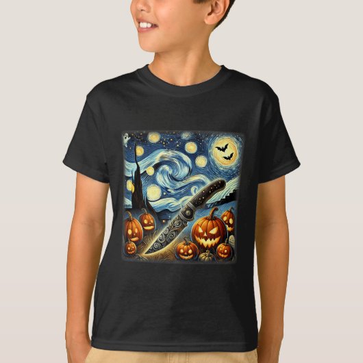 ナイトナイフシェフハロウィーン Tシャツ (正面)