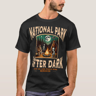 ナイトナショナルパークのエイリアンビッグフット Tシャツ
