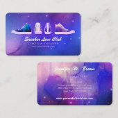 ナイトネブラスニーカーズジムフィットネススポーツシューズ 名刺 (正面/裏面)