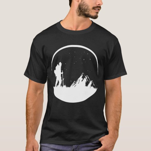 ナイトハイキングスターズマウンテンズ Tシャツ (正面)