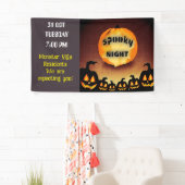 ナイトハロウィン不気味コミュニティファミリー 横断幕 (インサイチュ)