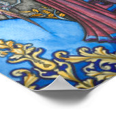 ナイトバードファンタジーフェアリーアートバイモリー・ハリソン ポスター (角)