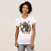 ナイトパップ � 中世の英雄犬 Tシャツ (正面フル)