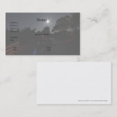 ナイトビジネスカードでの公園入口 名刺 (正面/裏面)