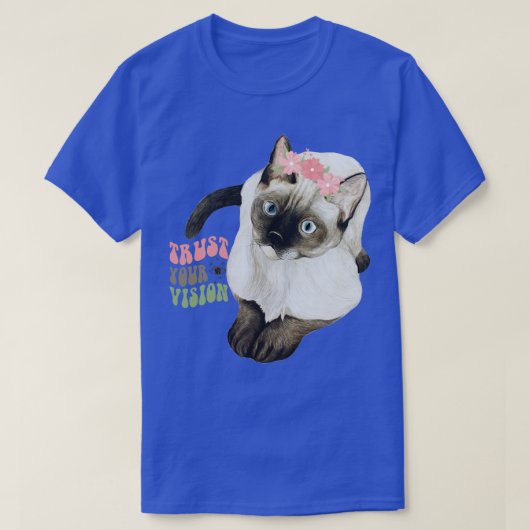 ナイトビジョンキャット Tシャツ (デザイン正面)