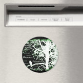 ナイトビジョンネバーモアレイヴンシルエット マグネット (インサイチュ (食洗機))